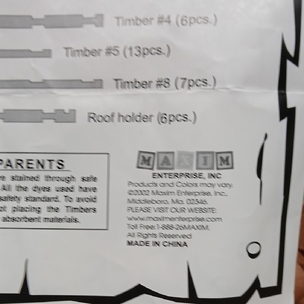 Tumble Tree Timbers Building Logs - Limited Edition - Picture 3 of 8